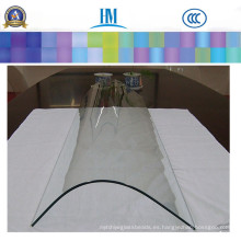 Panel de vidrio del flotador modificado para requisitos particulares, vidrio biselado para la mesa de comedor de cristal,
